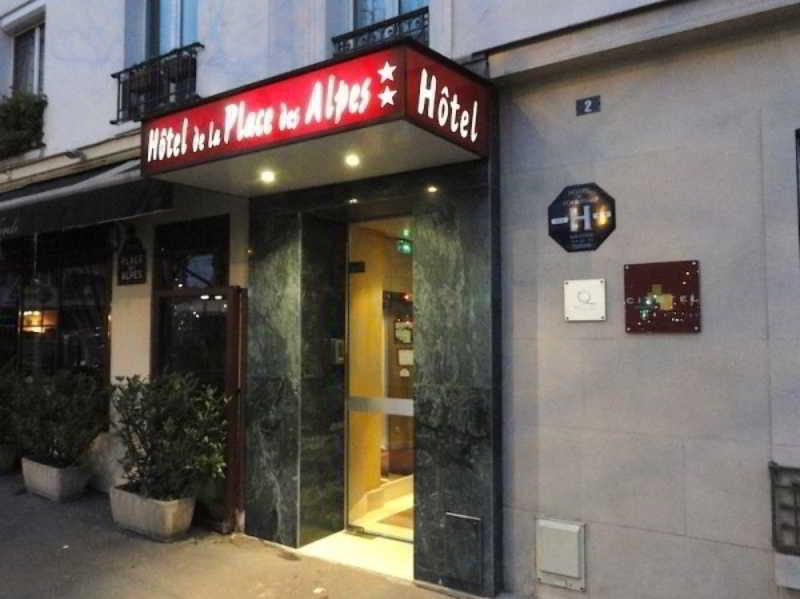 Hotel De La Place Des Alpes Paris Exteriör bild