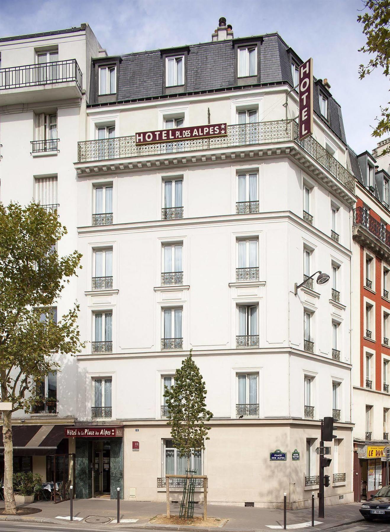 Hotel De La Place Des Alpes Paris Exteriör bild